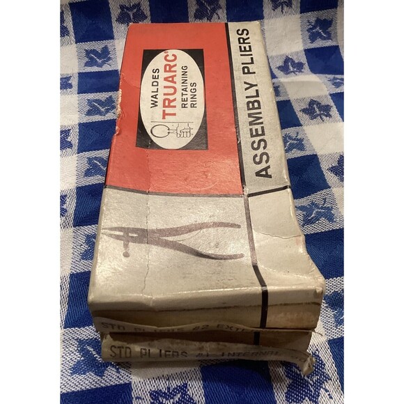 Vintage Adjustable Assembly Pliers Waldes Truarc STD #1  Internal & #2 External - Picture 3 of 12